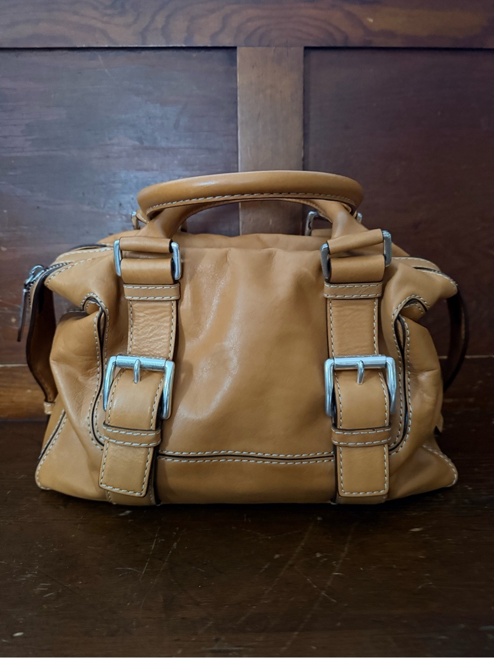 Vintage Y2K MICHAEL Michael Kors Leather Handbag -